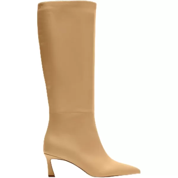 imageSteve Madden Womens Lavan Knee High BootCream Leather