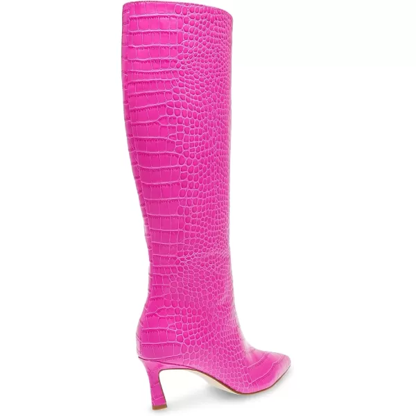 imageSteve Madden Womens Lavan Knee High BootPink Croco