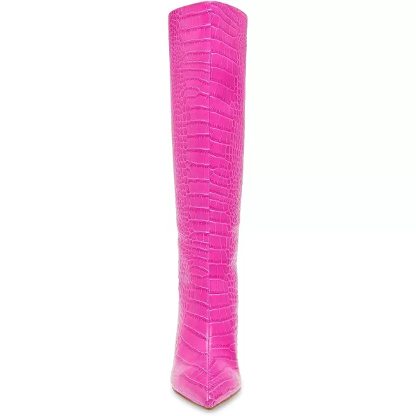 imageSteve Madden Womens Lavan Knee High BootPink Croco