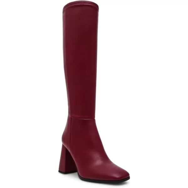 imageSteve Madden Womens Livah Knee High BootBurgundy