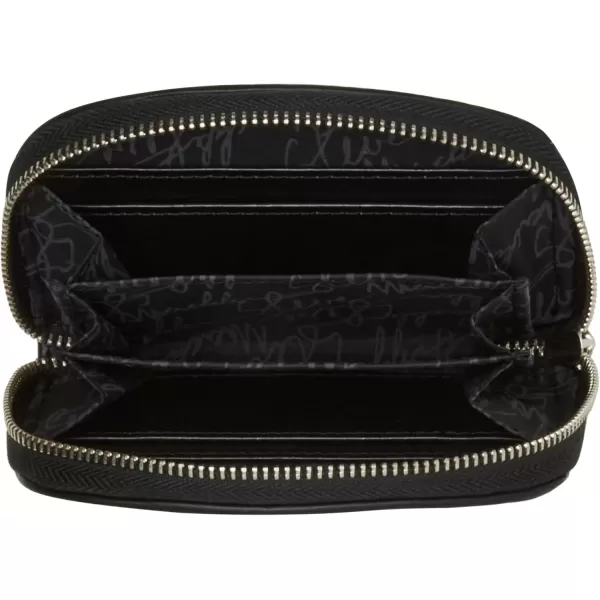 imageSteve Madden Womens Bjadez Card Case Wallet JADEZ Dome Zipper PouchBlack