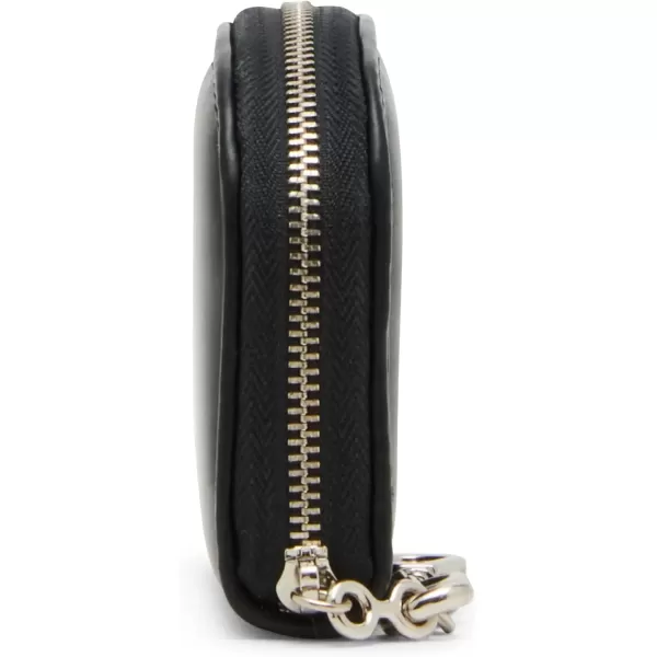 imageSteve Madden Womens Bjadez Card Case Wallet JADEZ Dome Zipper PouchBlack
