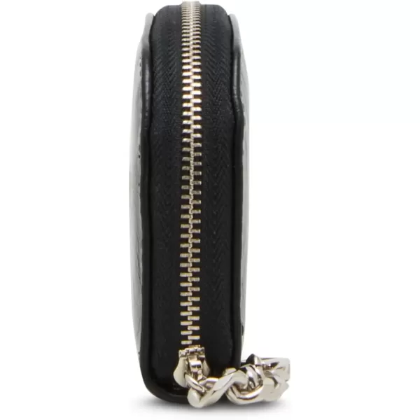 imageSteve Madden Womens Bjadez Card Case Wallet JADEZ Dome Zipper PouchDistressed Black