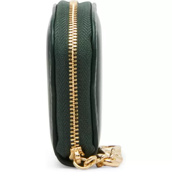 imageSteve Madden Womens Bjadez Card Case Wallet JADEZ Dome Zipper PouchGreen