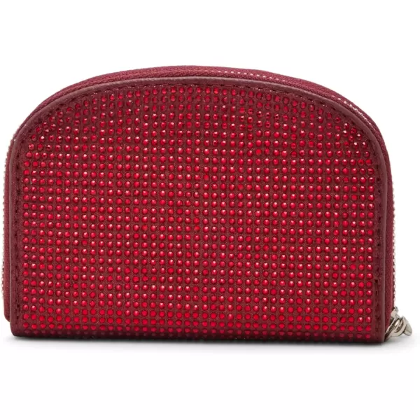 imageSteve Madden Womens Bjadez Card Case Wallet JADEZ Dome Zipper PouchRed