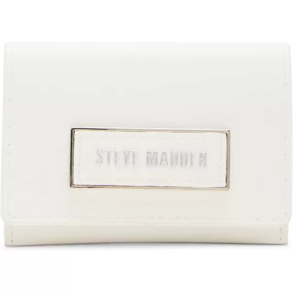 imageSteve Madden Womens Bmicro Small Bifold WalletWhite