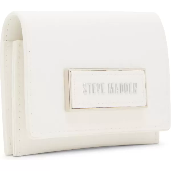 imageSteve Madden Womens Bmicro Small Bifold WalletWhite