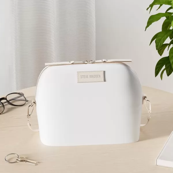 imageSteve Madden Farren Nylon Dome Crossbody BagWhite Tan