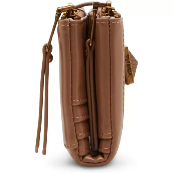 imageSteve Madden Womens Cindee Soft Bifold WalletCognac