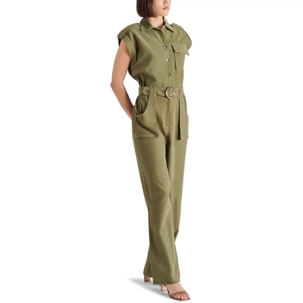 imageSteve Madden Womens Apparel Gene JumpsuitGreen