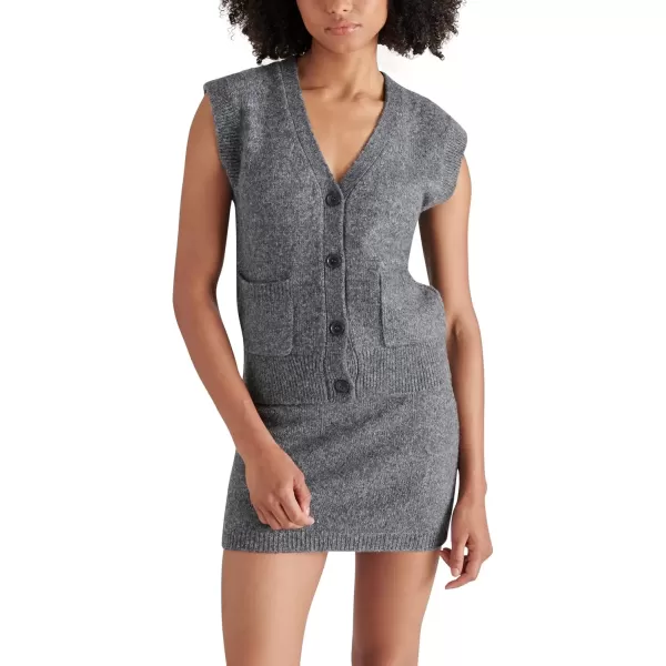 imageSteve Madden Womens Apparel Grayson Sweater VestGrey