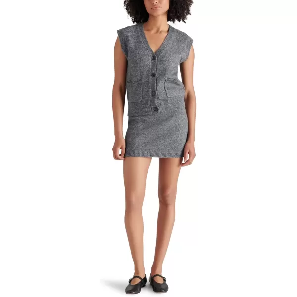 imageSteve Madden Womens Apparel Grayson Sweater VestGrey