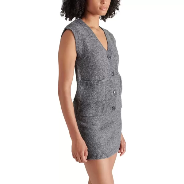 imageSteve Madden Womens Apparel Grayson Sweater VestGrey