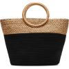 imageSteve Madden Bbarts Colorblock Tote Natural Raffia