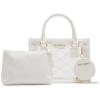 imageSteve Madden Bcelene Clear Box Bag WPouchWhite