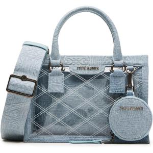 imageSteve Madden Bcelene Clear Box Bag WPouchBlue