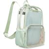 imageSteve Madden Womens Clear Backpack with Tech Pouch Black One SizeBeige