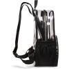 imageSteve Madden Womens Clear Backpack with Tech Pouch Black One SizeBlack