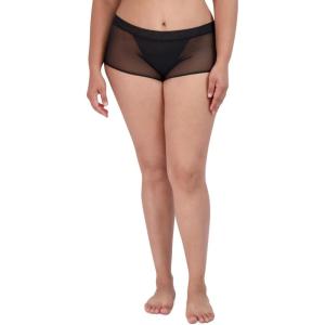 imageSteve Madden Womens Mesh Boyshort UnderwearBlack