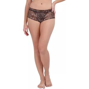 imageSteve Madden Womens Mesh Boyshort UnderwearLeopard