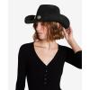 imageSteve Madden Womens Locket Cowboy HatBlack