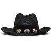 imageSteve Madden Womens Locket Cowboy HatBlack