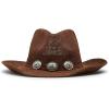 imageSteve Madden Womens Locket Cowboy HatChocolate
