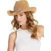imageSteve Madden Womens Locket Cowboy HatTan
