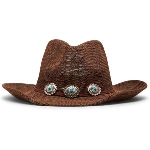 imageSteve Madden Womens Locket Cowboy HatChocolate