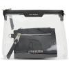 imageSteve Madden Dominic Clear Pouch with Card Case Gift SetBlack