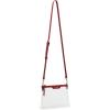 imageSteve Madden Dominic Clear Pouch with Card Case Gift SetRed