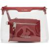 imageSteve Madden Dominic Clear Pouch with Card Case Gift SetRed