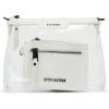 imageSteve Madden Dominic Clear Pouch with Card Case Gift SetWhite