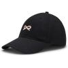 imageSteve Madden Womens Bow Embroidered HatBlack Pink