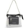 imageSteve Madden Dominic Clear Pouch with Card Case Gift SetBlack