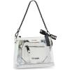 imageSteve Madden Dominic Clear Pouch with Card Case Gift SetWhite