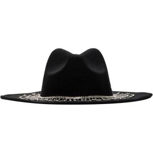 imageSTEVE MADDEN Womens Shine Cowboy HAT Black