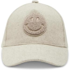 imageSTEVE MADDEN Womens Smiley Patch Brushed BB Cap Cream