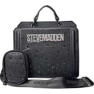 imageSteve Madden Bevelyn Convertible Crossbody BagBlack Rhinestone