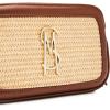 imageSteve Madden Daisys Raffia Double Zip Crossbody Straw