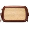 imageSteve Madden Daisys Raffia Double Zip Crossbody Straw