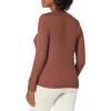 imageSteve Madden Womens Ribbed LongSleeve Sleep TeeTiramisu
