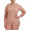 imageSteve Madden Womens Ribbed ShortSleeve Sleep TeePraline