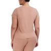 imageSteve Madden Womens Ribbed ShortSleeve Sleep TeePraline