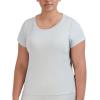 imageSteve Madden Womens Ribbed ShortSleeve Sleep TeePuritan Grey