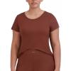 imageSteve Madden Womens Ribbed ShortSleeve Sleep TeeTiramisu