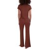 imageSteve Madden Womens Ribbed ShortSleeve Sleep TeeTiramisu