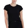 imageSteve Madden Womens Ribbed ShortSleeve Sleep TeeBlack