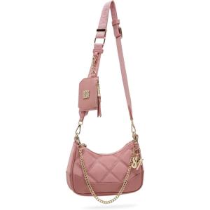 imageSteve Madden Bvitaln Pieced and Quilted Crossbody Pink