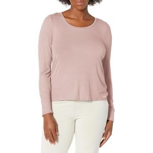 imageSteve Madden Womens Ribbed LongSleeve Sleep TeeBark